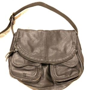 Lucky Brand Stash Foldover Handbag (black)